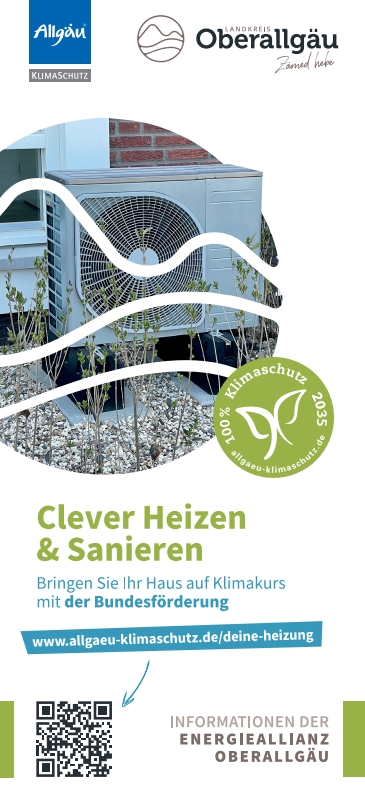 Flyer Clever Heizen und Sanieren Flyer Clever Heizen und Sanieren